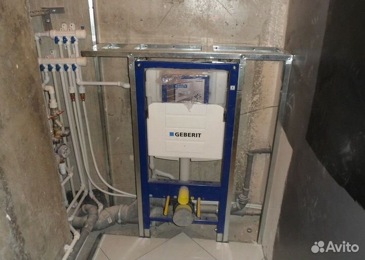 Установка ремонт унитаза. Сантехник Дрожжино