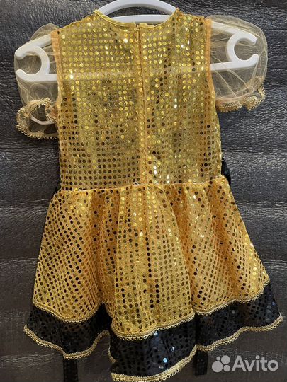 Костюм пчелки на 3-4 года+ в подарок еще 2 наряда
