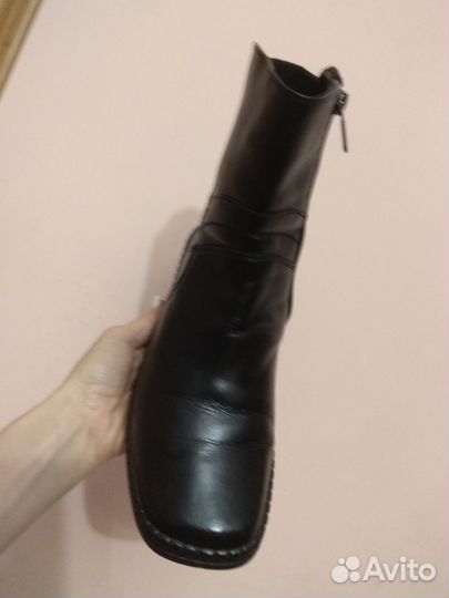 Ботинки Демисезонные Кожа натуральная р.40