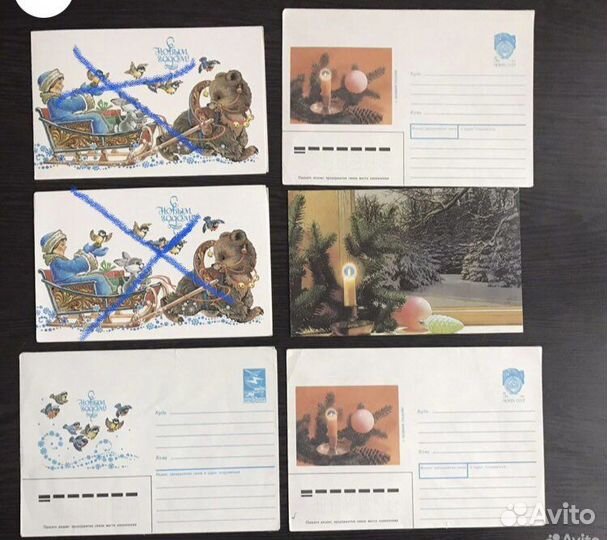 Почтовые конверты СССР с открытками