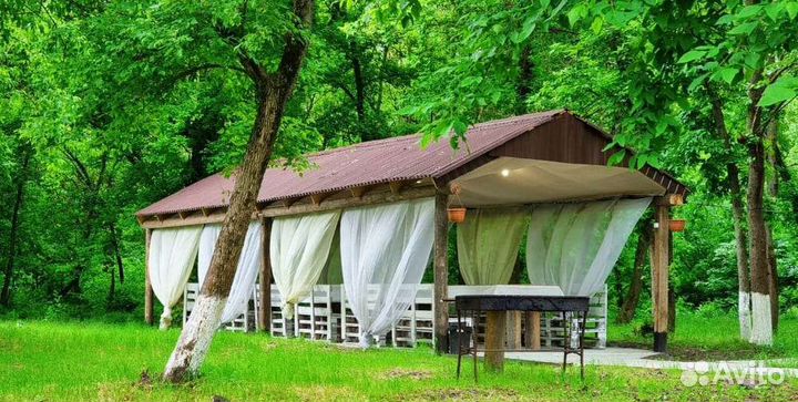 Аренда беседки с мангалом