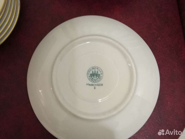 Чашка с блюдцем гдр
