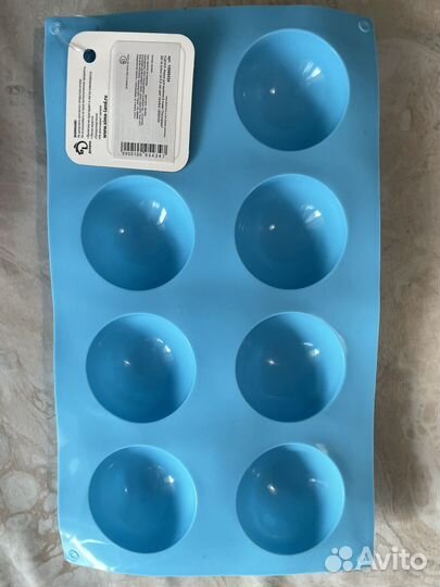 Формы силиконовые полусферы сердце