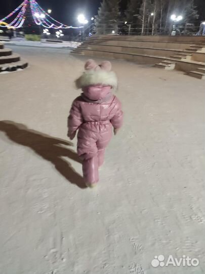 Зимний комбинезон для девочки 98 104