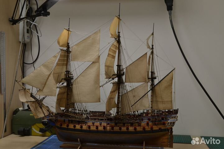 Модель корабля HMS Bellona 1:100