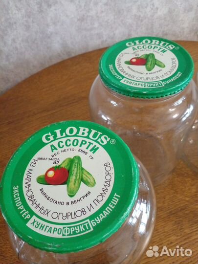 Банки стеклянные с широким горлышком