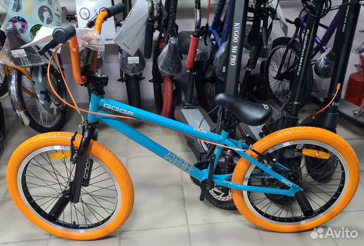 BMX Tech Team Goof 20 (Бирюзово-оранжевый)