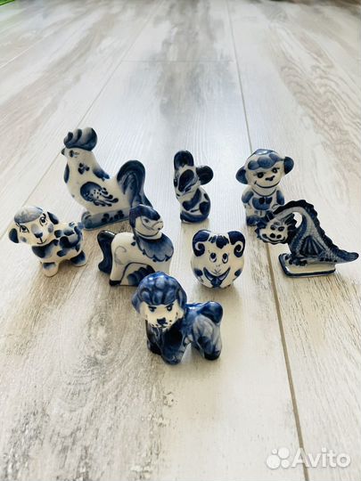 Фигурки гжель