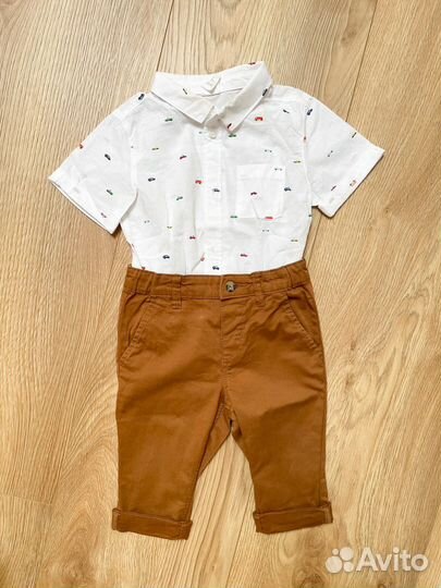 Костюм для мальчика брюки и рубашка 74 на праздник