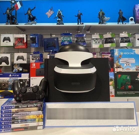 Sony Playstation 4 Pro и VR v2 с играми для VR