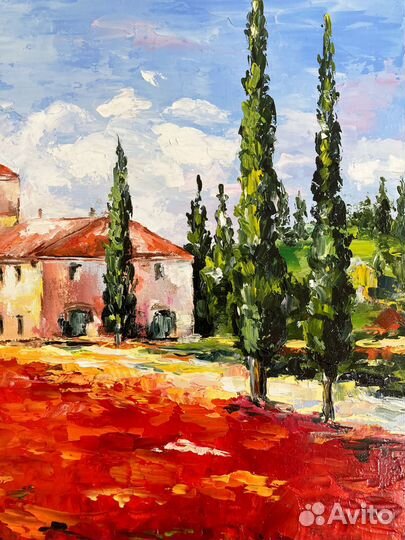 Картина маслом на холсте 