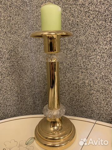 Подсвечник Испания 26см. Позолота