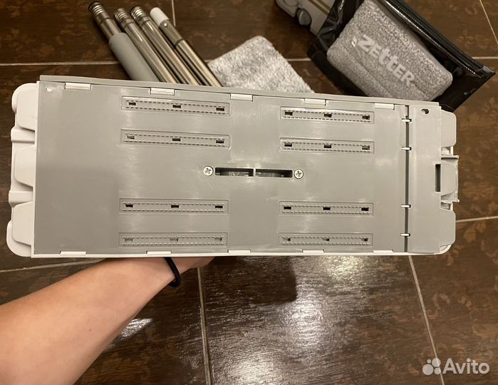 Швабра с отжимом и ведром Zetter M 10 л