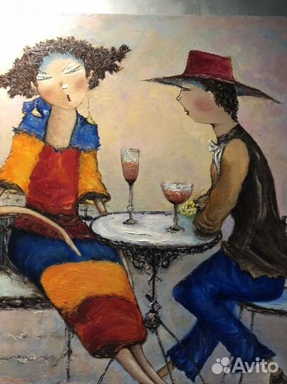 Картина / по мотивам грузинского художника/ мастих