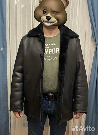 Дубленка натуральная мужская Trapper