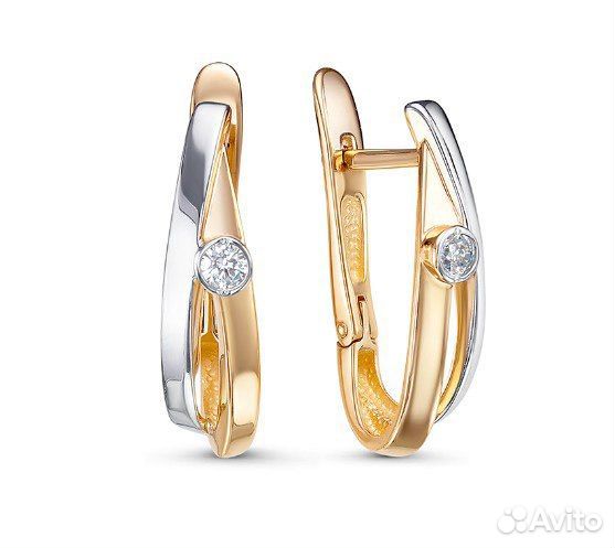 Золотые серьги