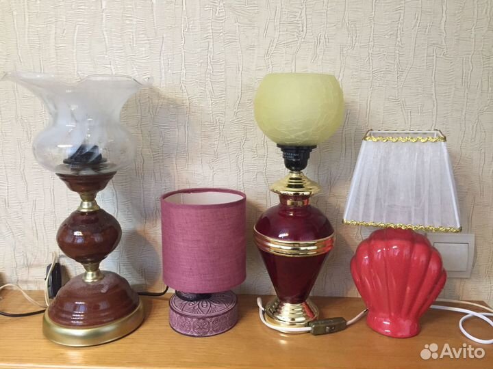 Настольные прикроватные лампы СССР Турция Англия
