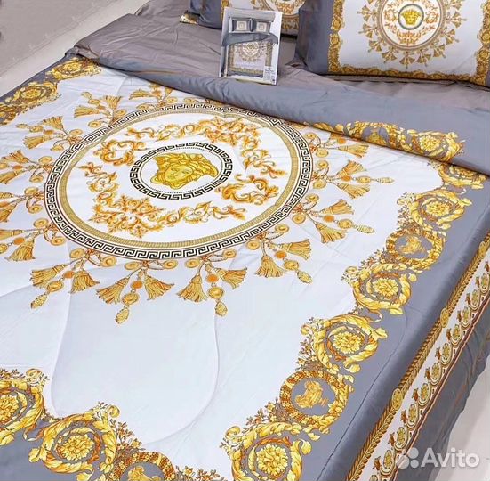 Комплект с одеялом стиль «Версаче»