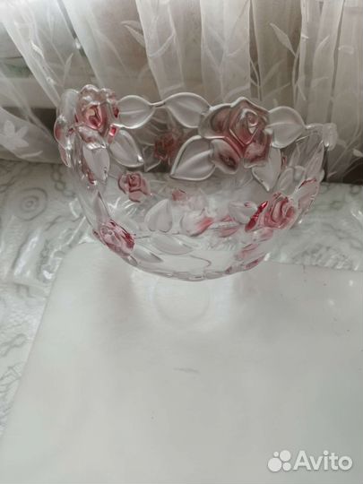 Ваза, салатник, конфетница-стекло