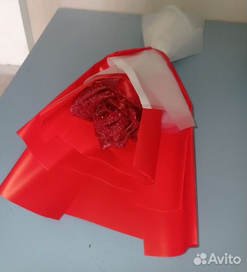 Букет из атласных лент в наличии и под заказ