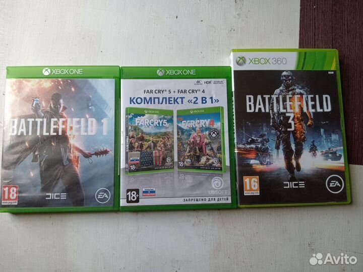 Игры для Xbox one диски