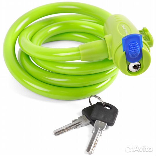 Велозамок 12*1200мм, тросик, защита замка от влаг
