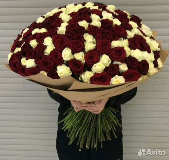 Букет из 101 розы, доставка цветов,букетов, роз