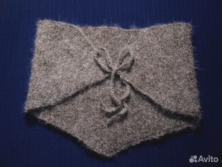 Пояс из собачьей шерсти на завязках Микс