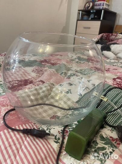 Аквариум круглый фильтры