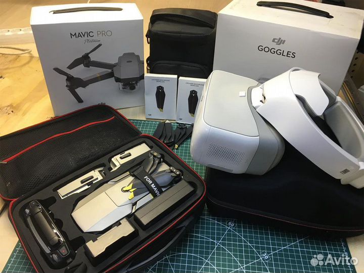 DJI Mavic Pro Platinum, набор Fly More Combo + с о