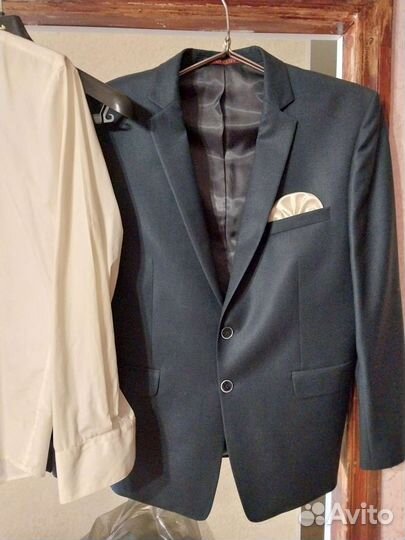 Рубашка, костюм,галстук