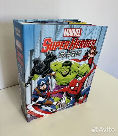 Marvel Super Heroes Супер Герои Марвел Книга 3D