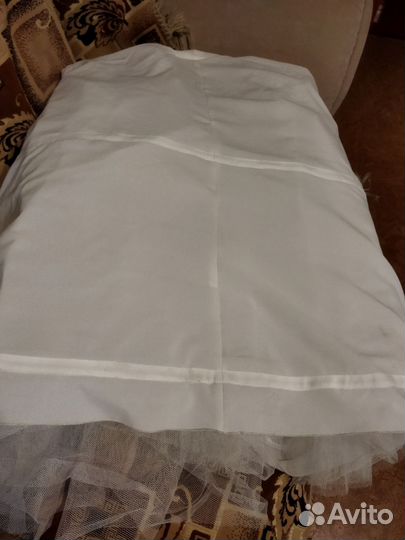 Свадебное, юбка для придания объема платью и фата