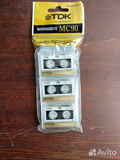 TDK Microcassette MC90 для диктофонов автоответчик
