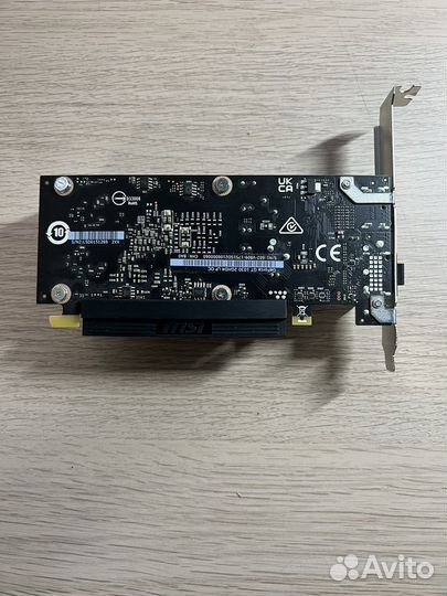 Видеокарта MSI geforce GT 1030