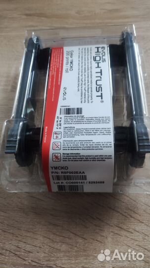 Лента-картридж evolis colour ymcko 200 r5f002eaa