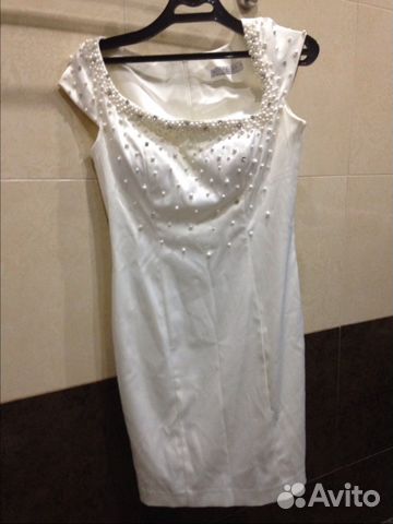 Платье новое белое