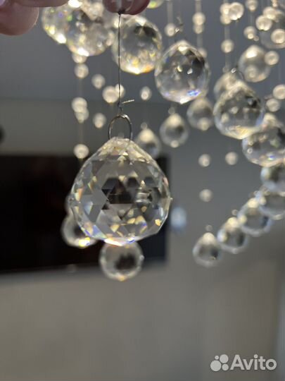Современная хрустральная люстра