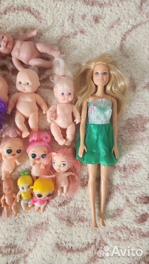 Куклы барби Mattel и пупсики