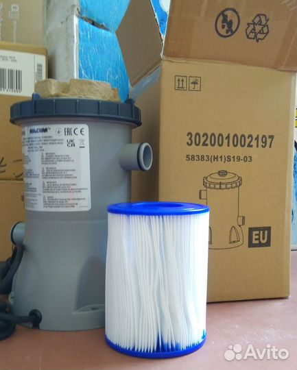 Фильтр-насос для бассейна с картриджем