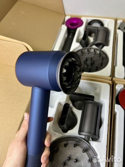 Фен dyson supersonic синий/берлинская лазурь
