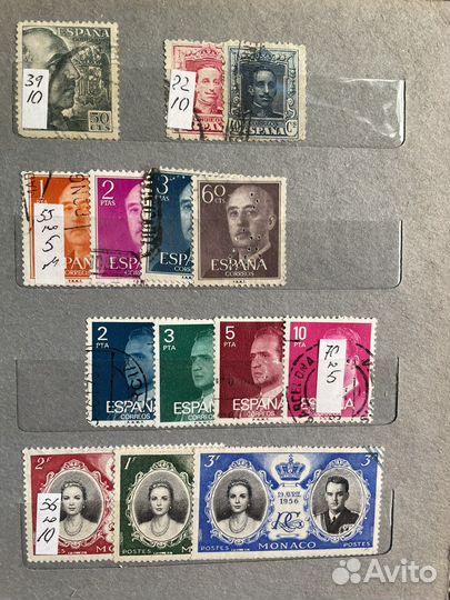 Альбом марок Персоналии