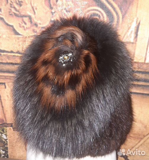 Шапка норковая женская 56