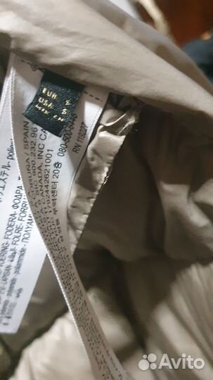 Пуховик женский 46 48 размер коричневый