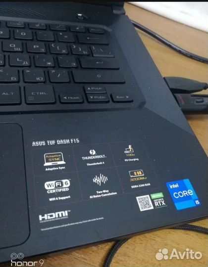 Ноутбук asus tuf dash f15