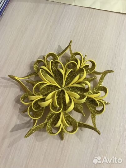 Ёлочные украшения. Снежинки