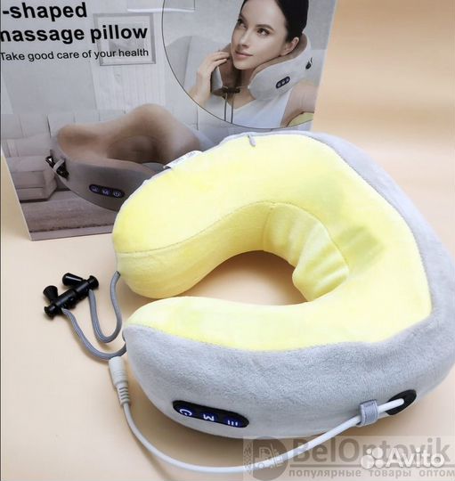 Массажер - подушка для шеи U-shaped massage оптом