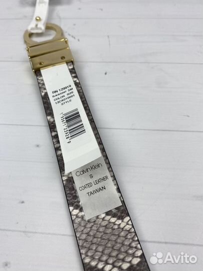 Ремень двусторонний calvin klein S оригинал