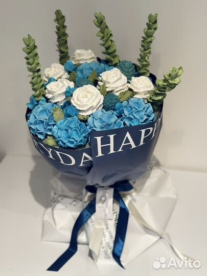 Съедобные букеты, зефирные цветы, зефир