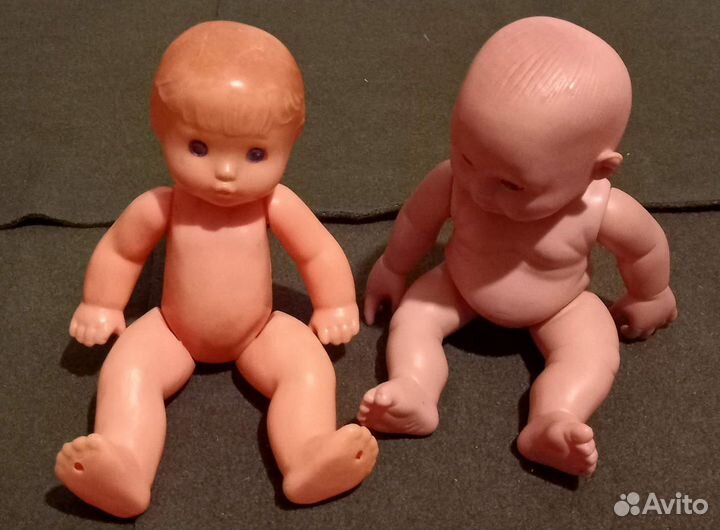 Пластиковые куклы СССР и барашек